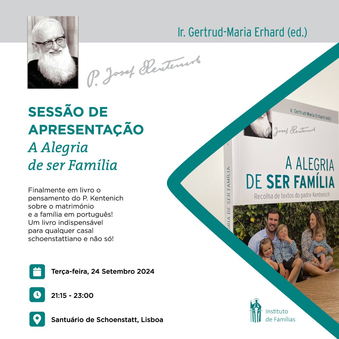 Sessão de Apresentação do Livro “A alegria de ser Família”