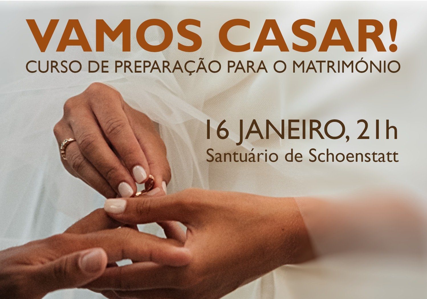 Vamos casar – Curso de Preparação para o MatrimÓnio