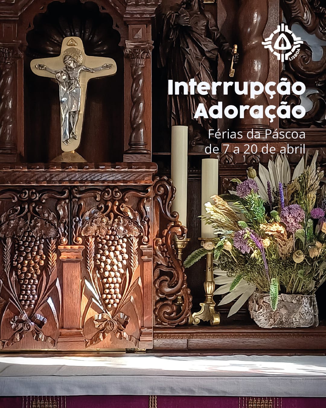 Interrupção Adoração Santuário Lisboa