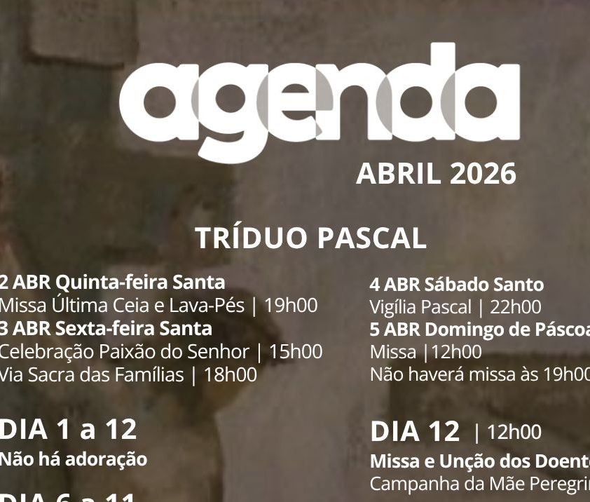 Calendário Abril 2026